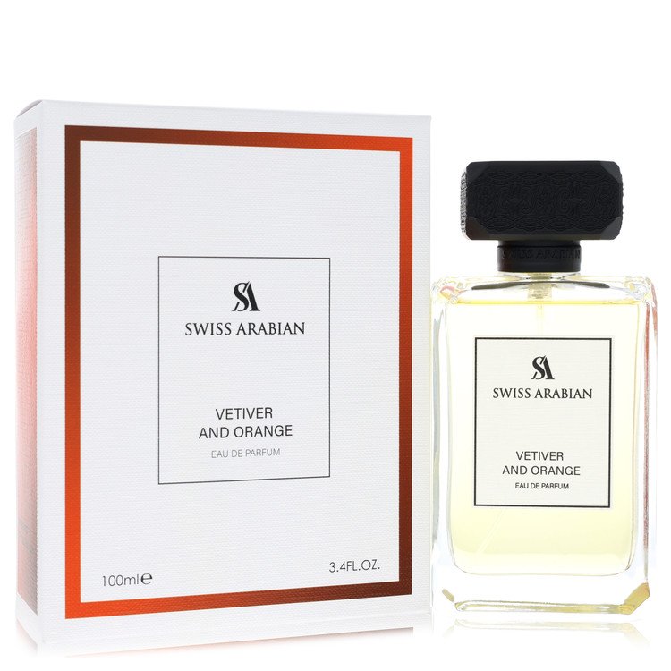 Swiss Arabian Vetiver And Orange by Swiss Arabian Eau De Parfum Spray (Unisex) 3.4 oz Swiss Arabian Vetiver And Orange by Swiss Arabian Eau De Parfum Spray (Unisex) 3.4 oz
